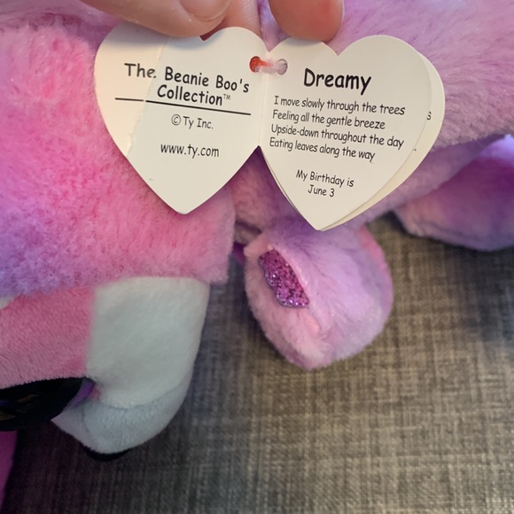 TY Beanie Boos - Dreamy the Sloth - 10” - Picture 3 of 4